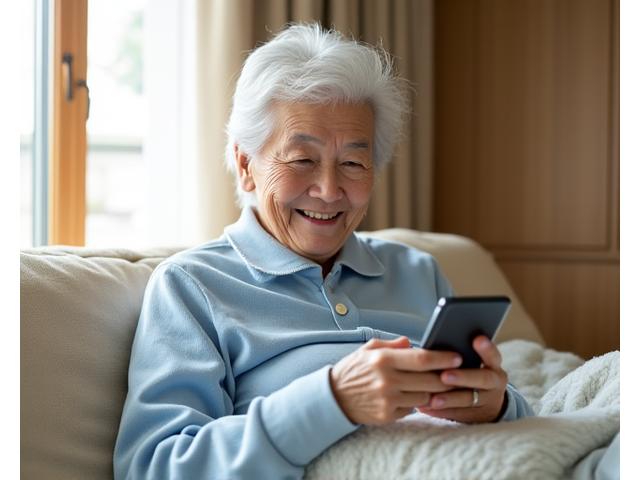操作が簡単なシニア向けスマートフォン